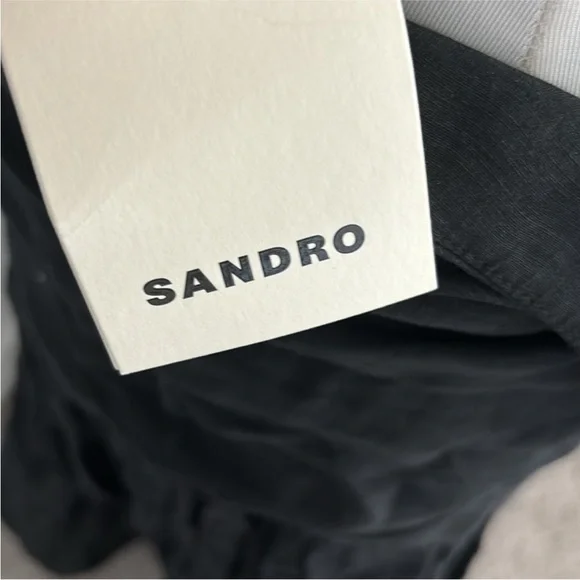 Sandro midi skirt with buttons on the side